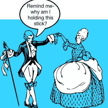 why am I holdiing this stick?